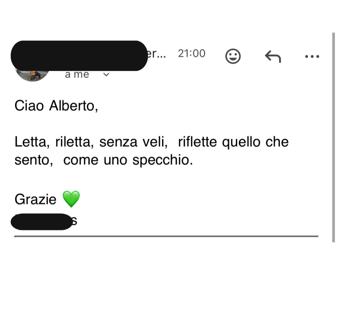Testimonianza cliente 17 sulla carta astrale vedica di Alberto Riccio